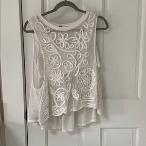 Free people mesh shirt